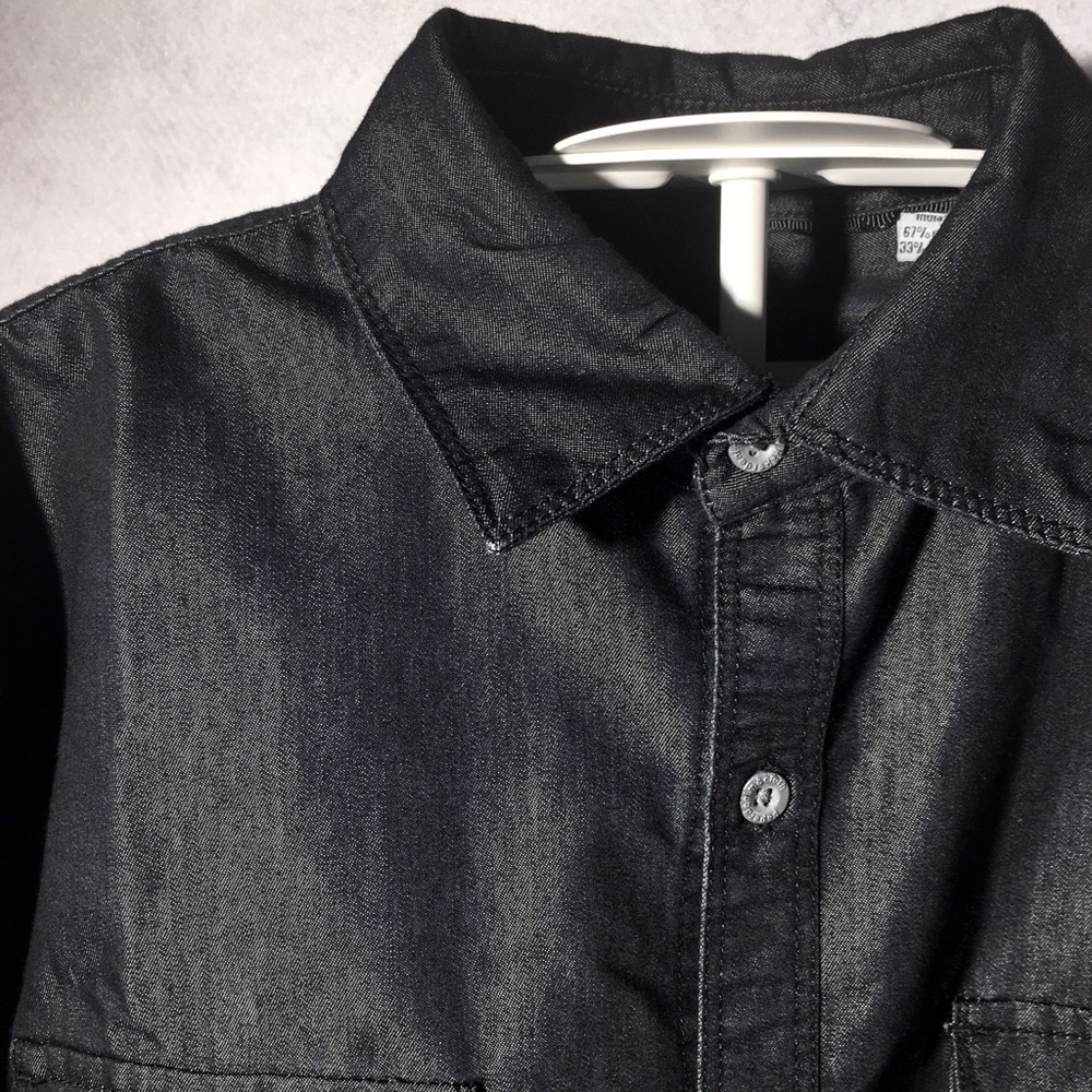 Tapered Dress shirt shiny long-sleeve very soft